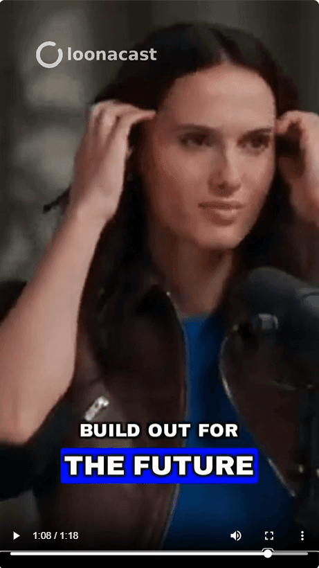 Podcast clip reframed for TikTok and Reels